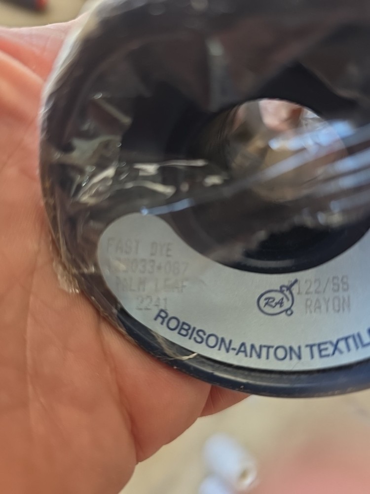 Robison Anton / Rayon Embroidery Thread Spools, 6 Spools 2241 LEAF