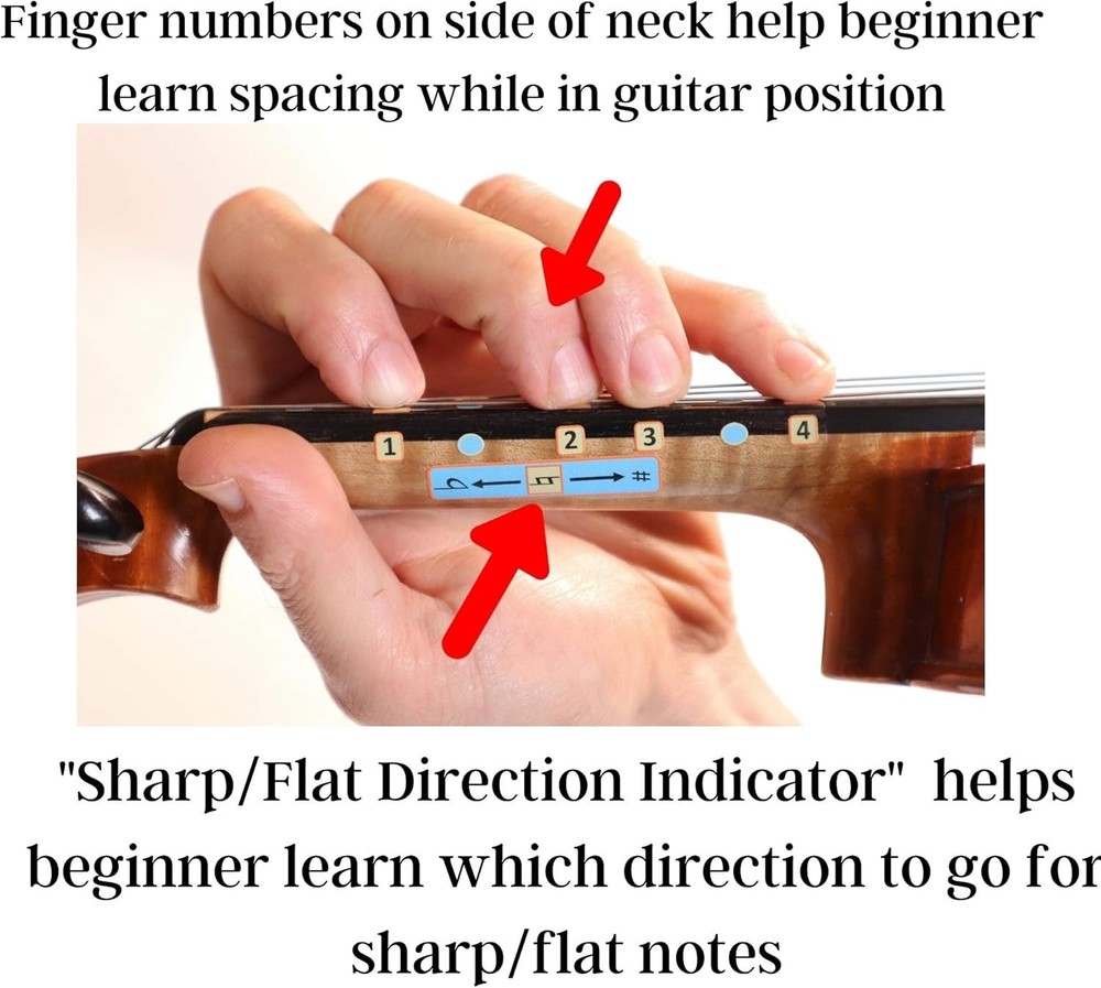 Educational Violin Finger Guide with Fretboard Stickers for Quick Learning!