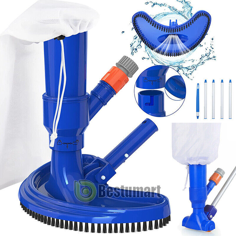 Swimming Pool Net Leaf Mesh Suction Vacuum Head Spa Clean Tool / Telescopic Pole