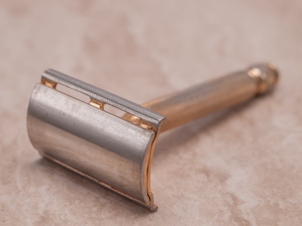 1940s - Gillette Tech DE Double Edge 3 Piece Razor