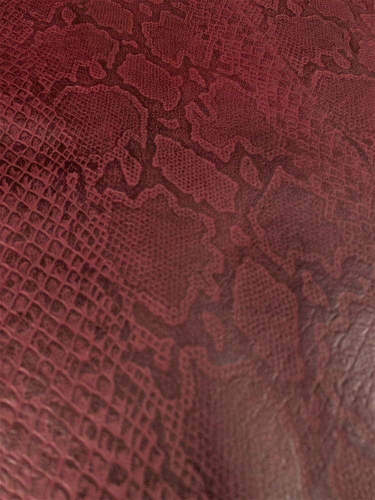 Python Embossed Oxblood Color (100% Genuine skin)