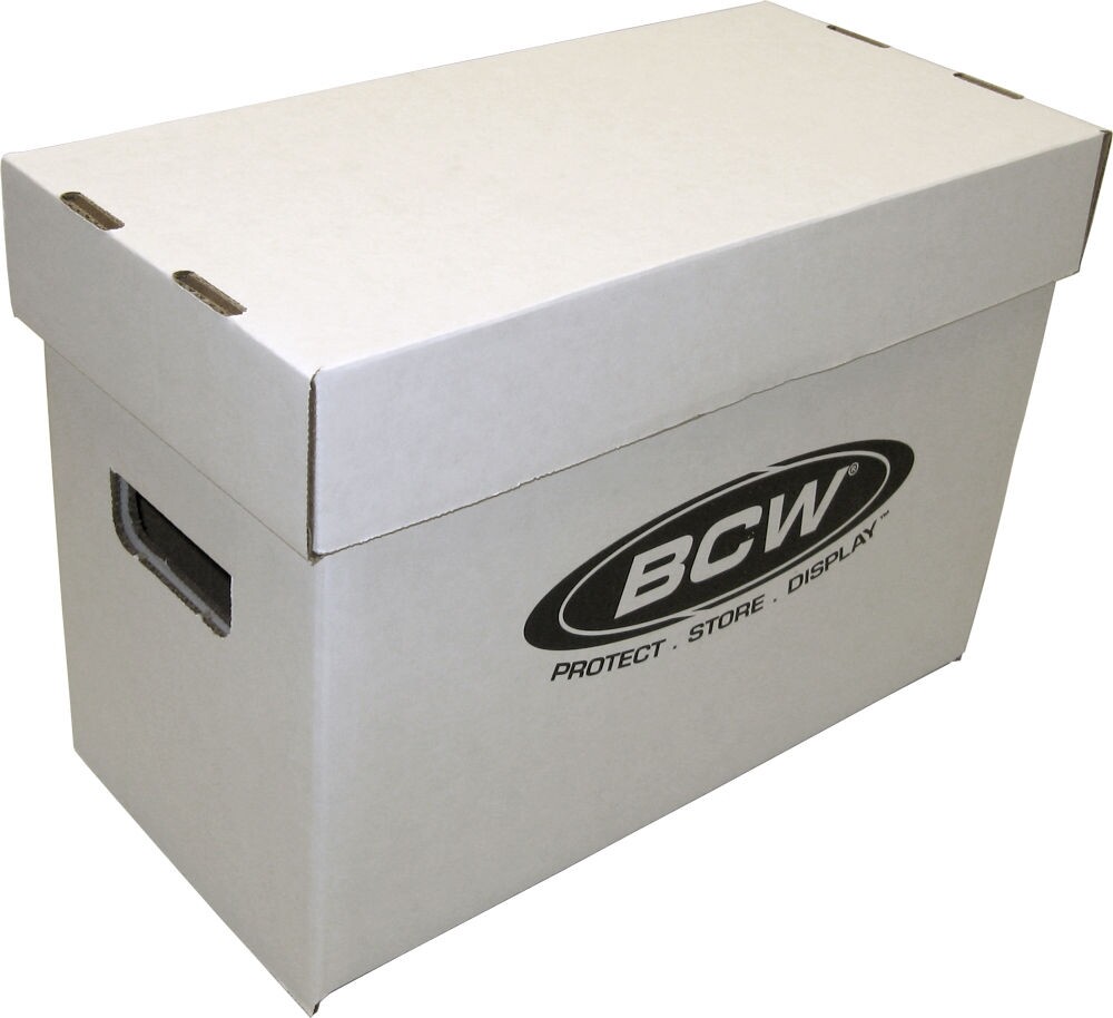 5 BCW Short Comic Book Storage Boxes