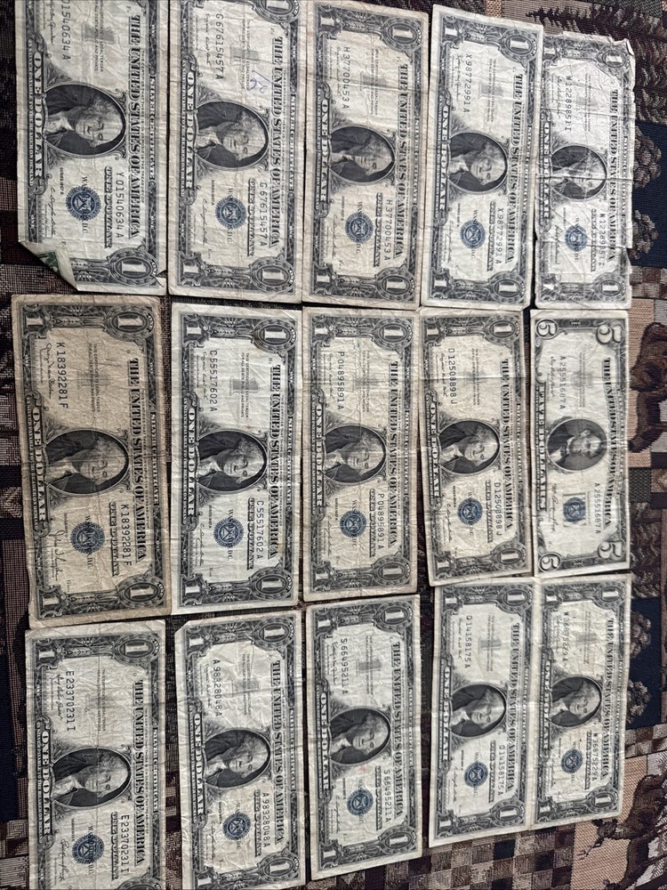 Silver Certificates.  Face Value $19