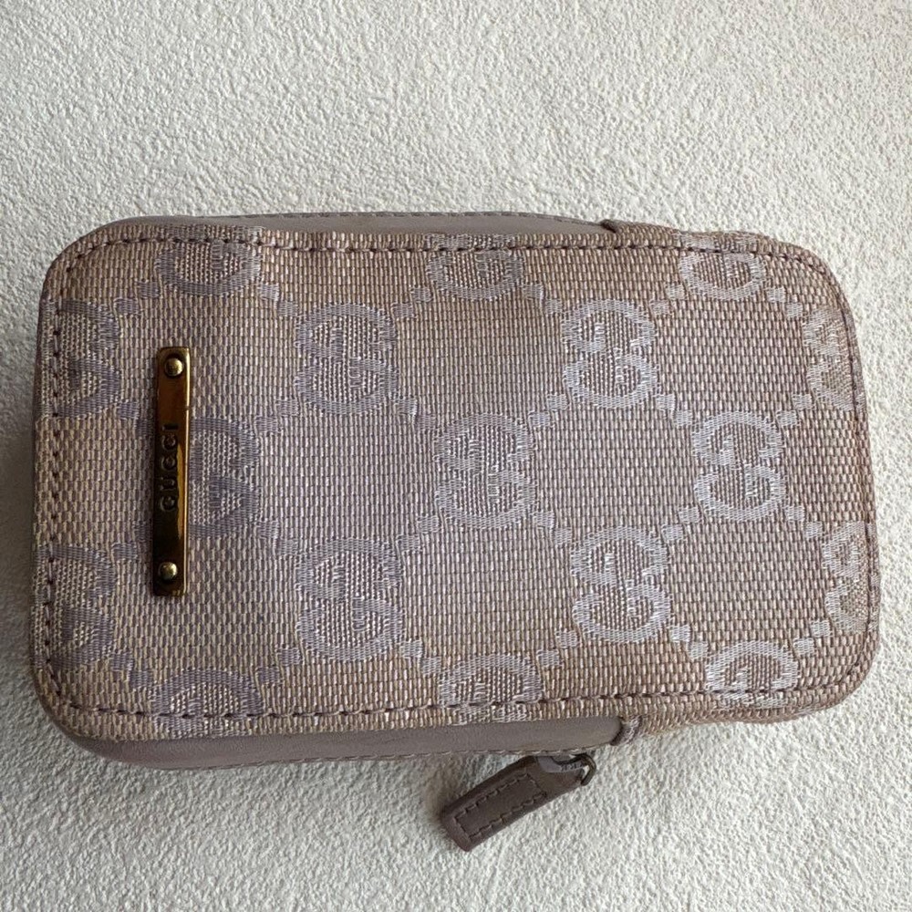 GUCCI Fragment Case 92767 GG Pattern Cigarette Case