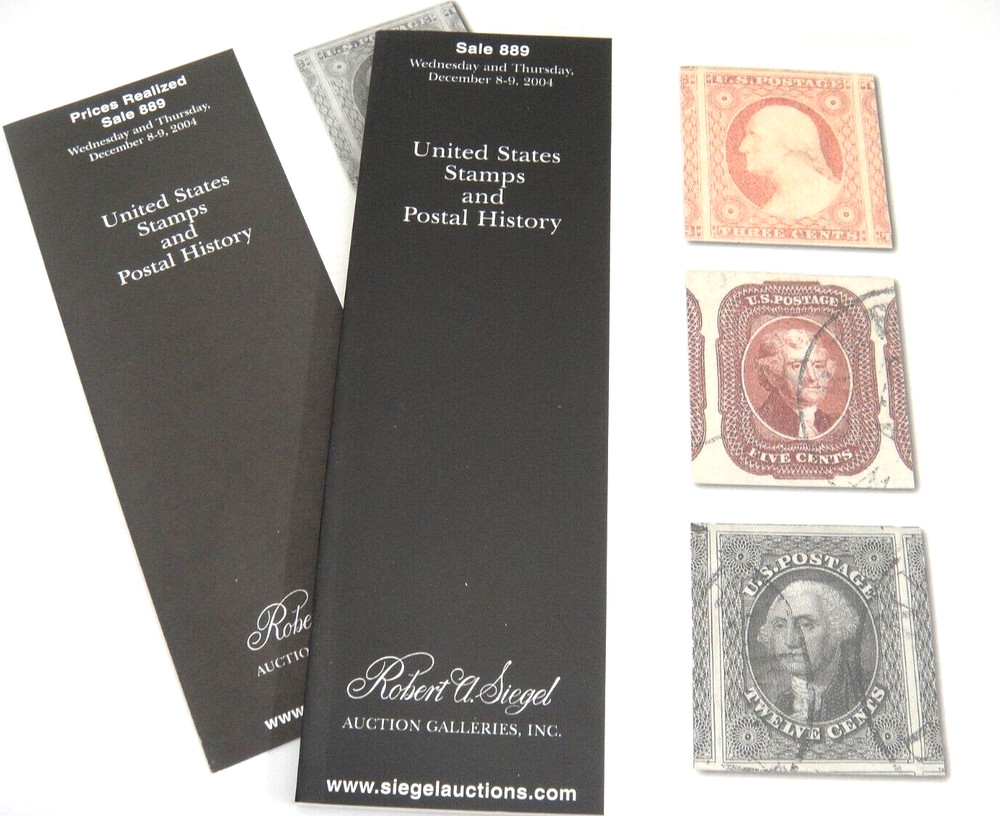 Siegel  Auction Catalog w Prices Realized 2004 US Stamps & Postal History #889