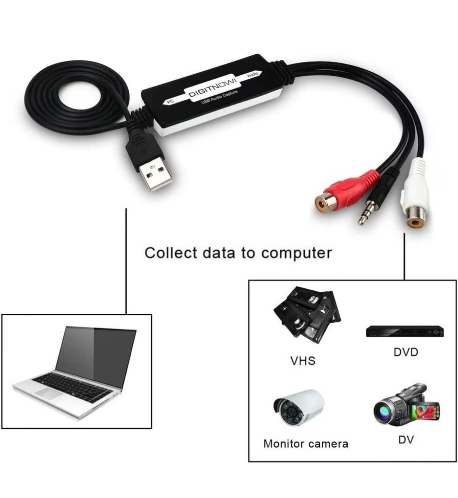USB Audio Capture Video Grabber