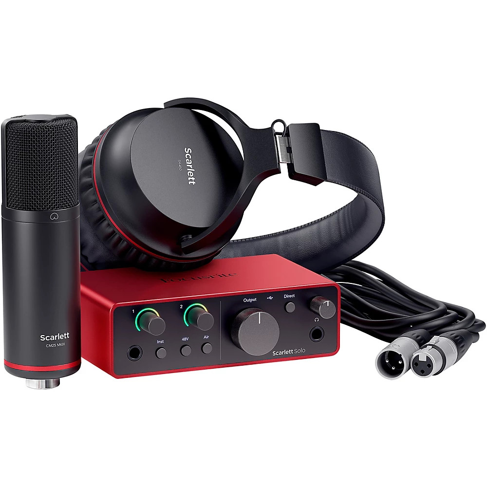 Focusrite Scarlett Solo Studio Pack (Gen 4)