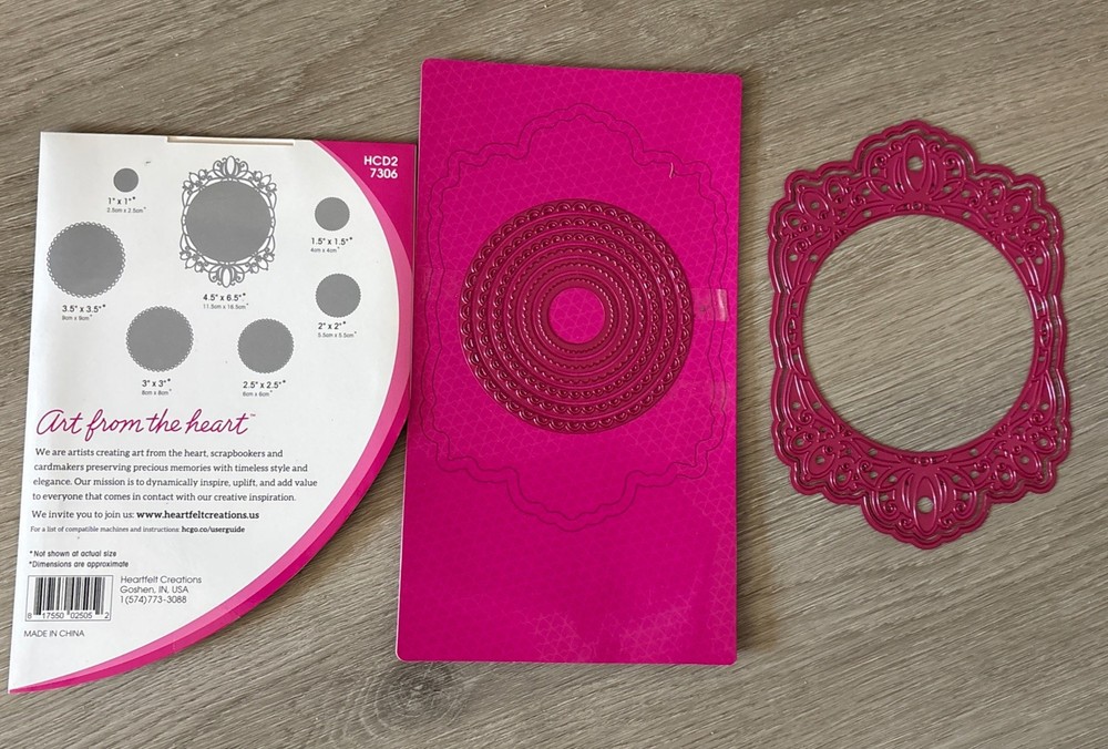 Heartfelt Creations Decorative Circle Frames Die Set