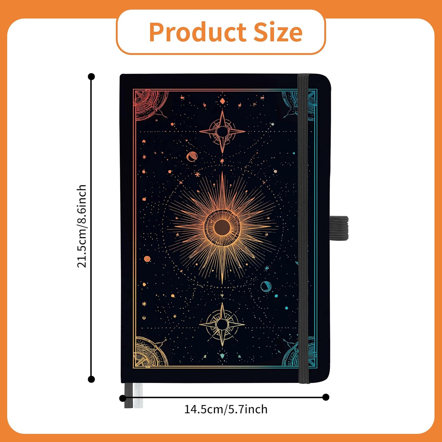 Lined Journal Notebook for Women & Men,A5 Hardcover PU Leather Journals for Writ