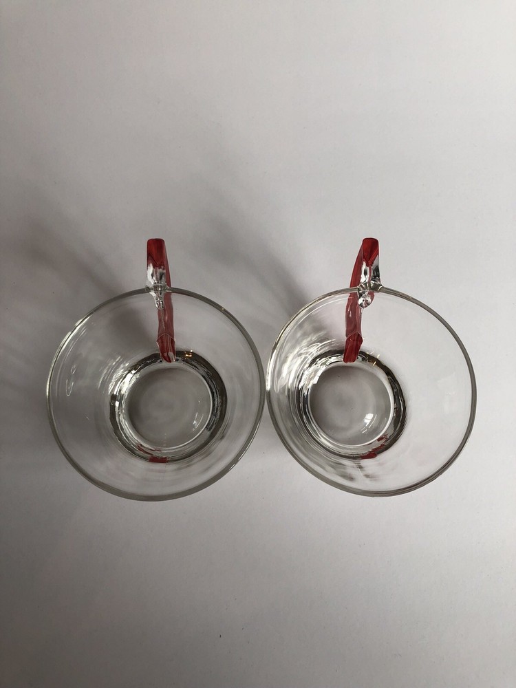 Mid-century Modern Sharp Style Tea Cups (2)