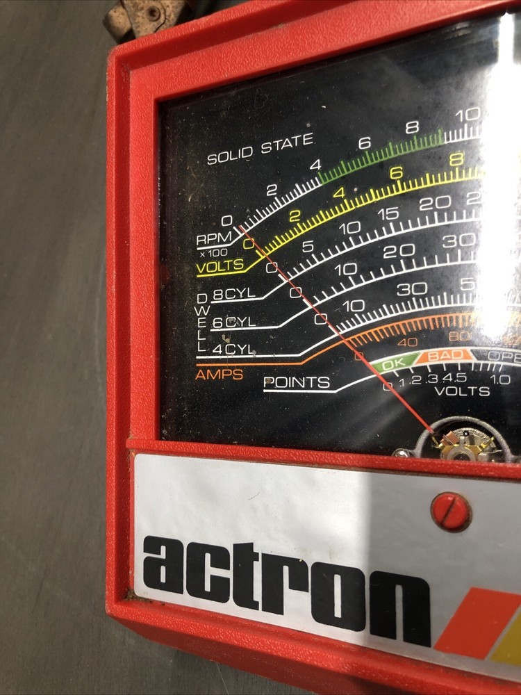 Vintage ACTRON Engine Analyzer Model 615 Untested Made In USA