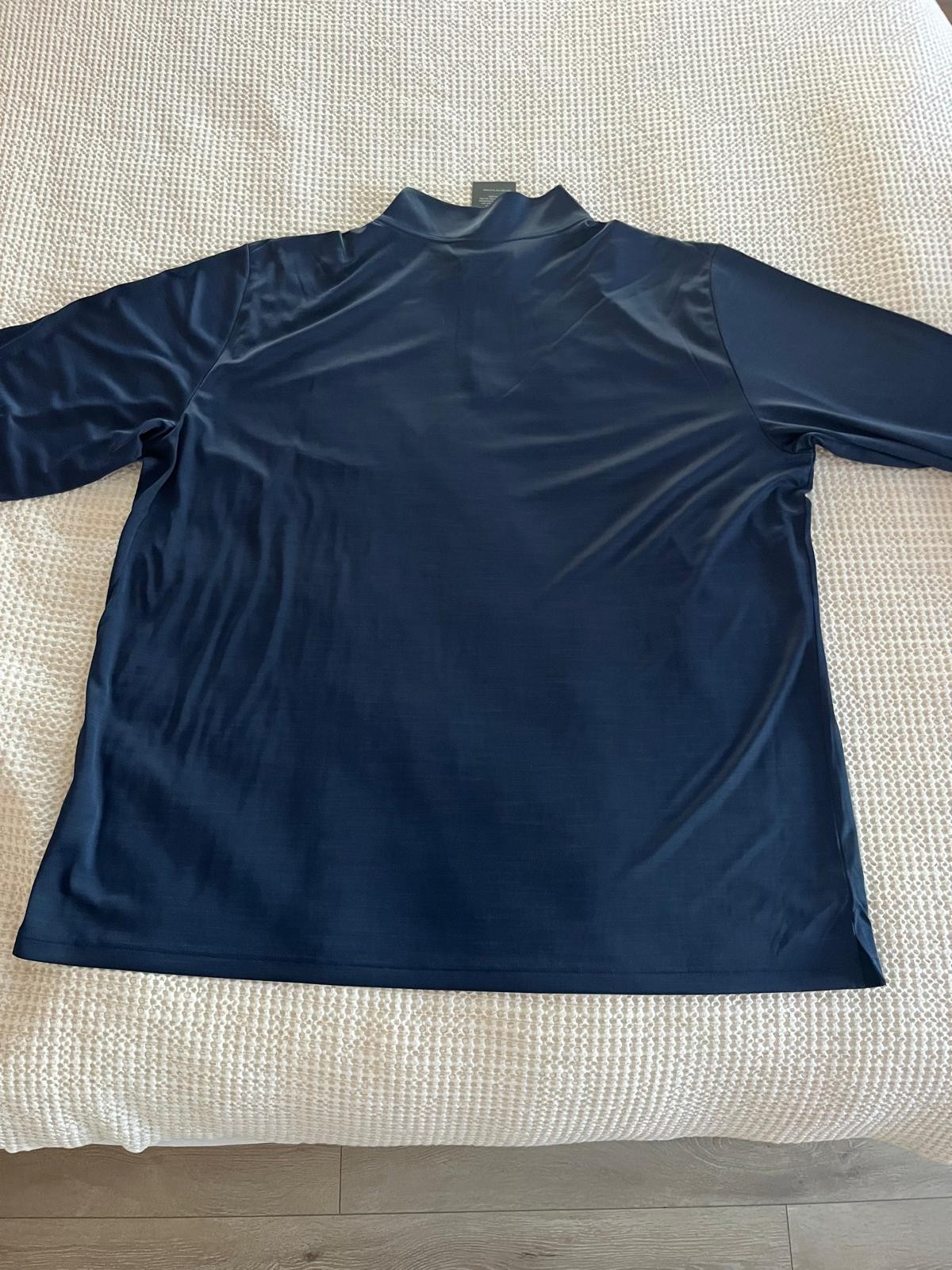 Nike Dri-Fit Intensity Navy Blue 1/4 Zip Golf Training Jacket Mens 4XLT (Tall)