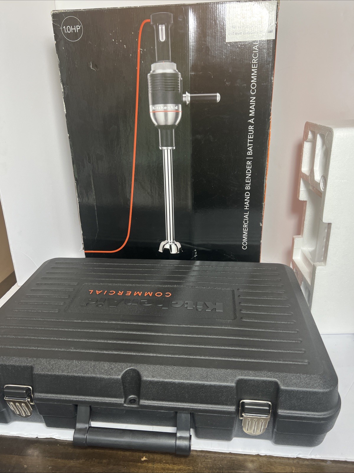 KitchenAid 1HP Commercial Immersion Blender KHBC416OB 16” Heavy Duty NSF