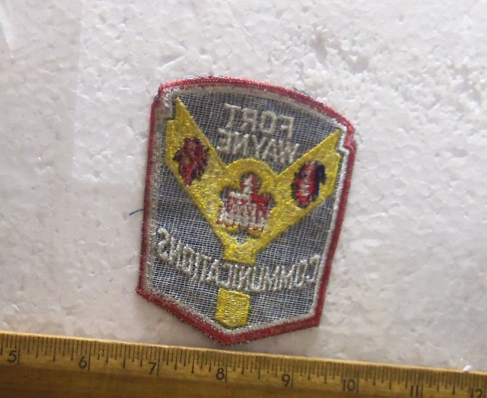 Fort Wayne Communications Embroidered Patch (NOS)