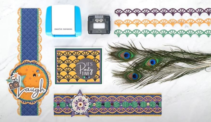 Creative Memories Double Fan Chain Border Maker Cartridge