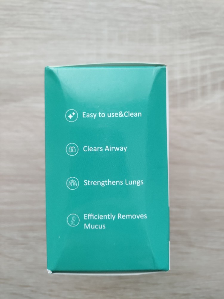 Exercise Device for Lungs, Effectively Enhance Lung Breath Ability (Blue)