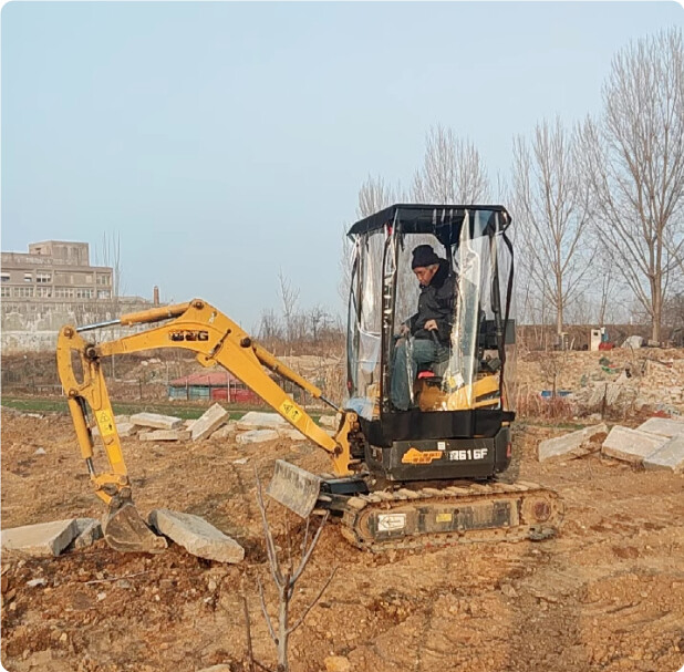 Mini Excavator Windproof Warm PVC Awning Cover with Window