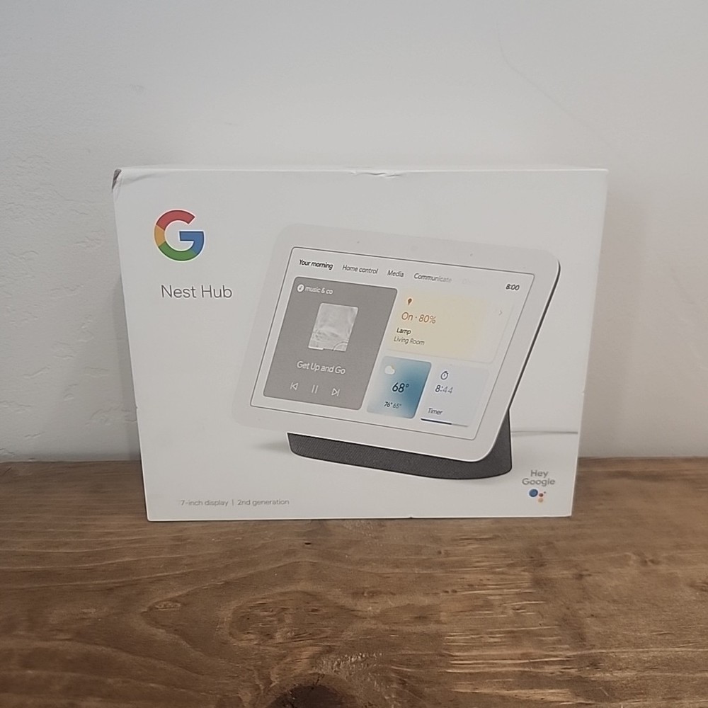 Nest Hub 7 Smart Touchscreen Display Google Assistant  2nd Gen CHALK