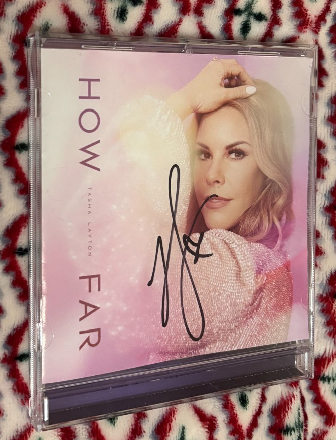 TASHA LAYTON AUTOGRAPHED CD HOW FAR W/COA