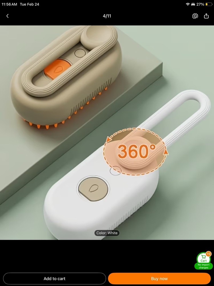 Pet Self-Cleaning Brush