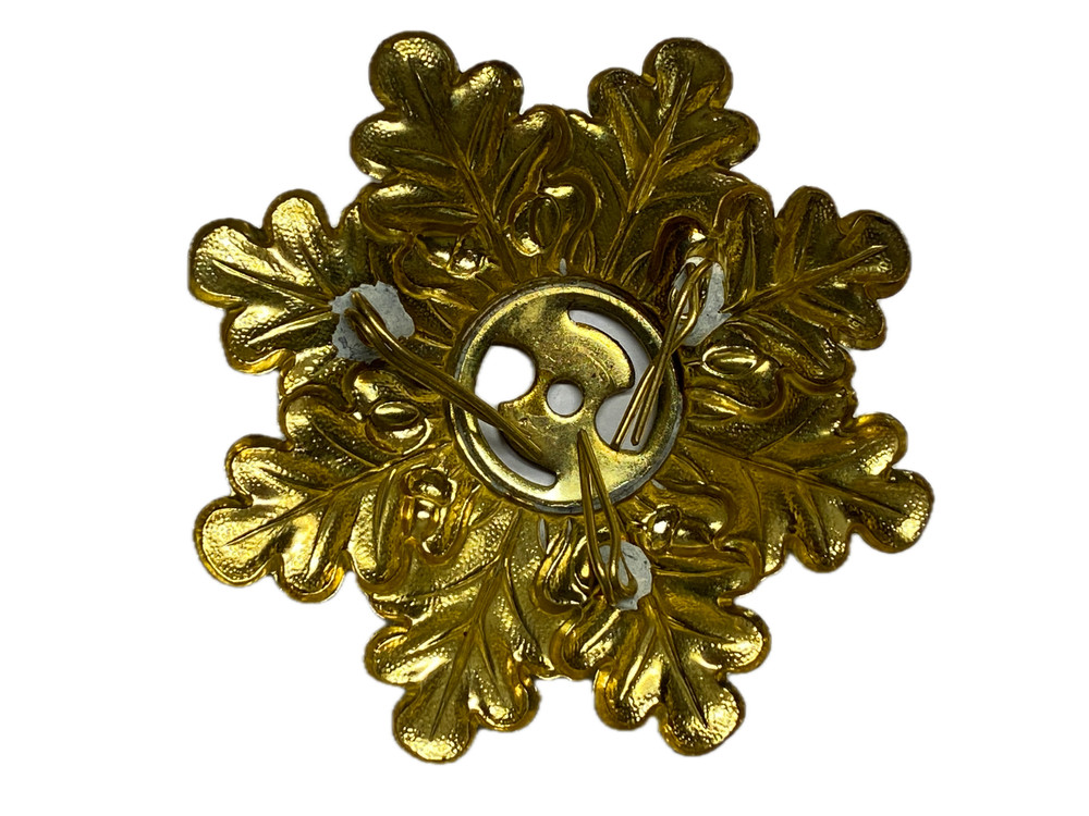 M1881, HELMET SPIKE AND OAK LEAF BASE, PRIVATE PURCHASE, INTERLOCKING SET