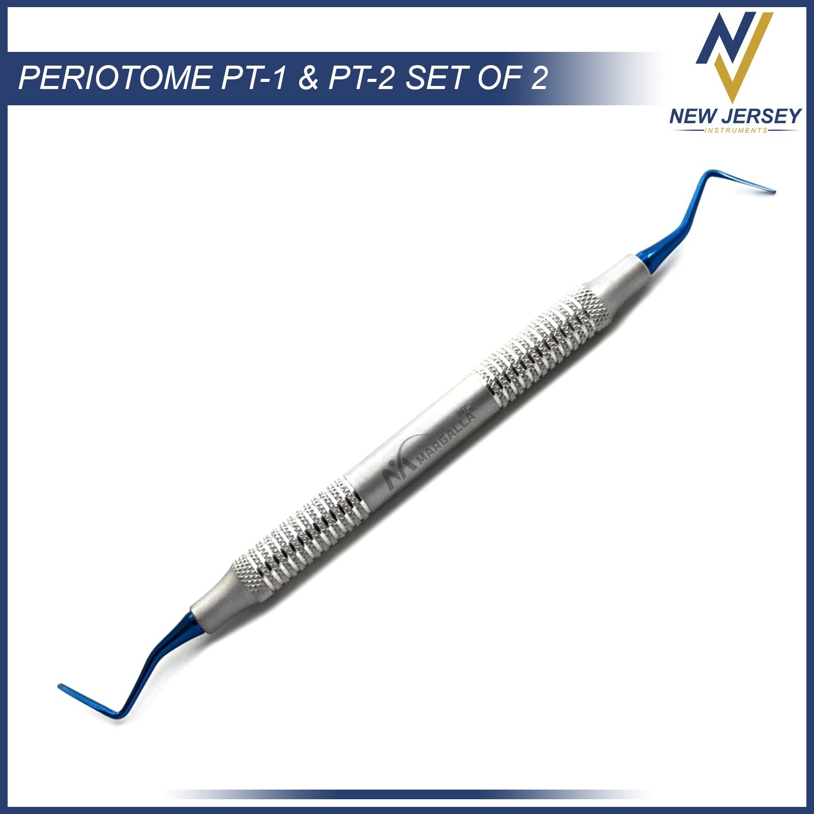 Dental Periotome PT1 PT2 Serrated Periodontal Ligament Implant Tooth Extraction