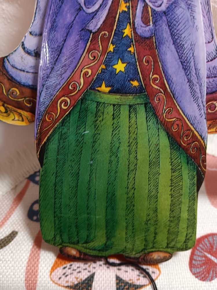 Vintage Fortune Teller Witch Pull Puppet!!