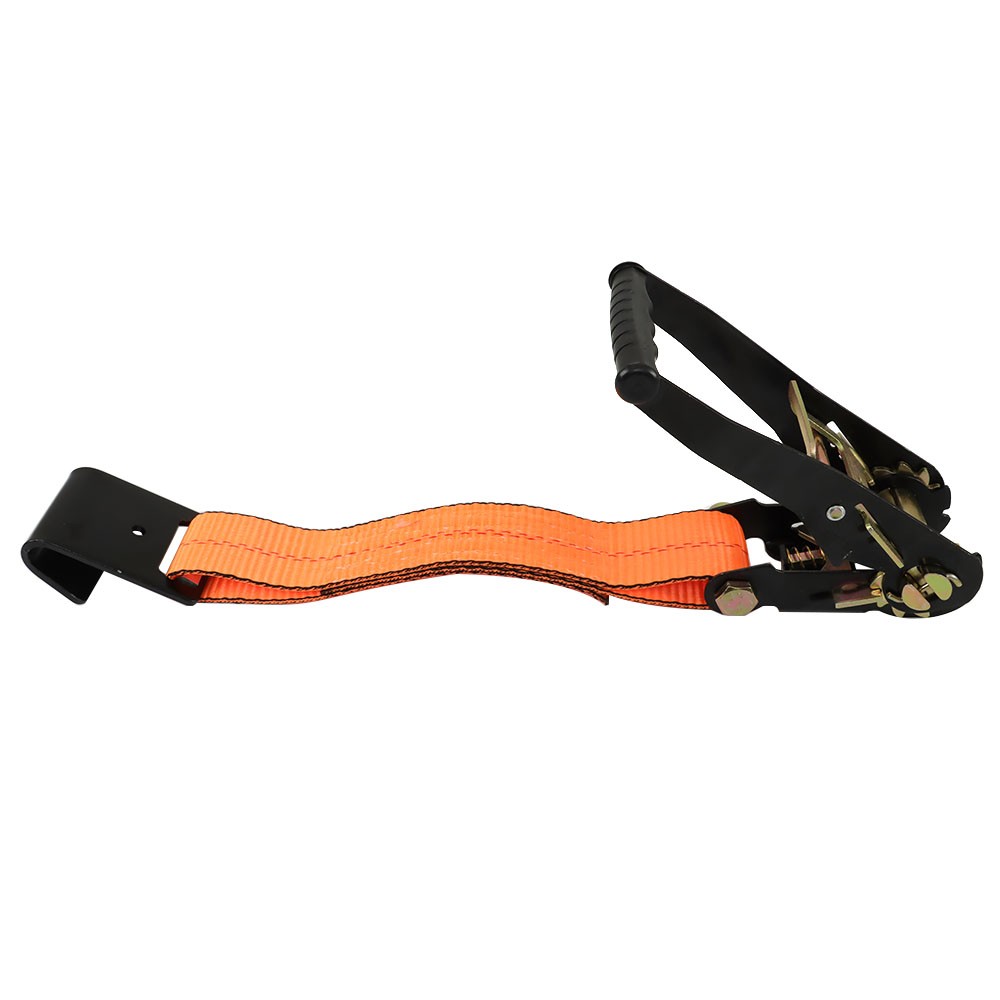 Durable 3,300 Pound Safe Working Load 4×Set Car Tie Down w/ Flat Hooks Universal