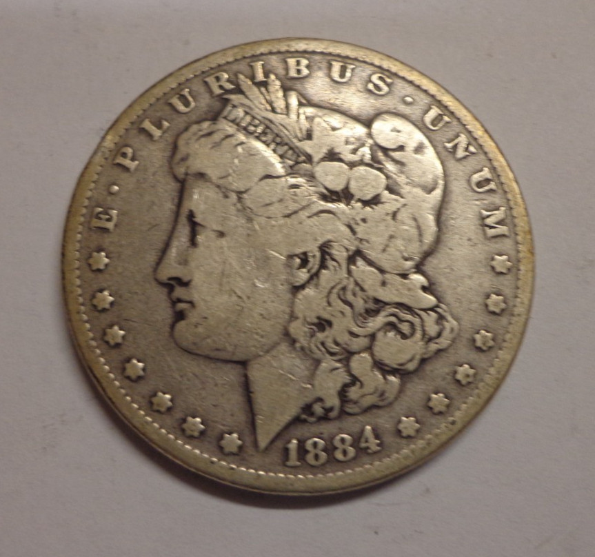 1884   $1 Morgan Silver Dollar