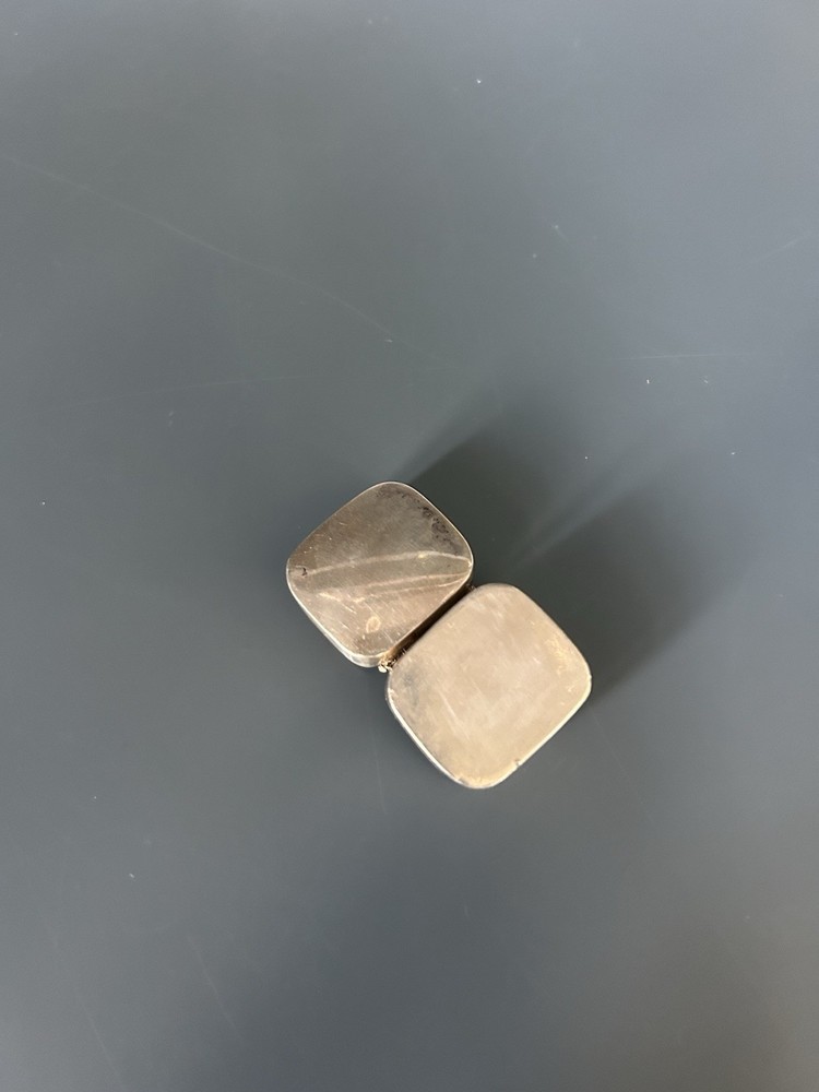 antique 800 silver pill box
