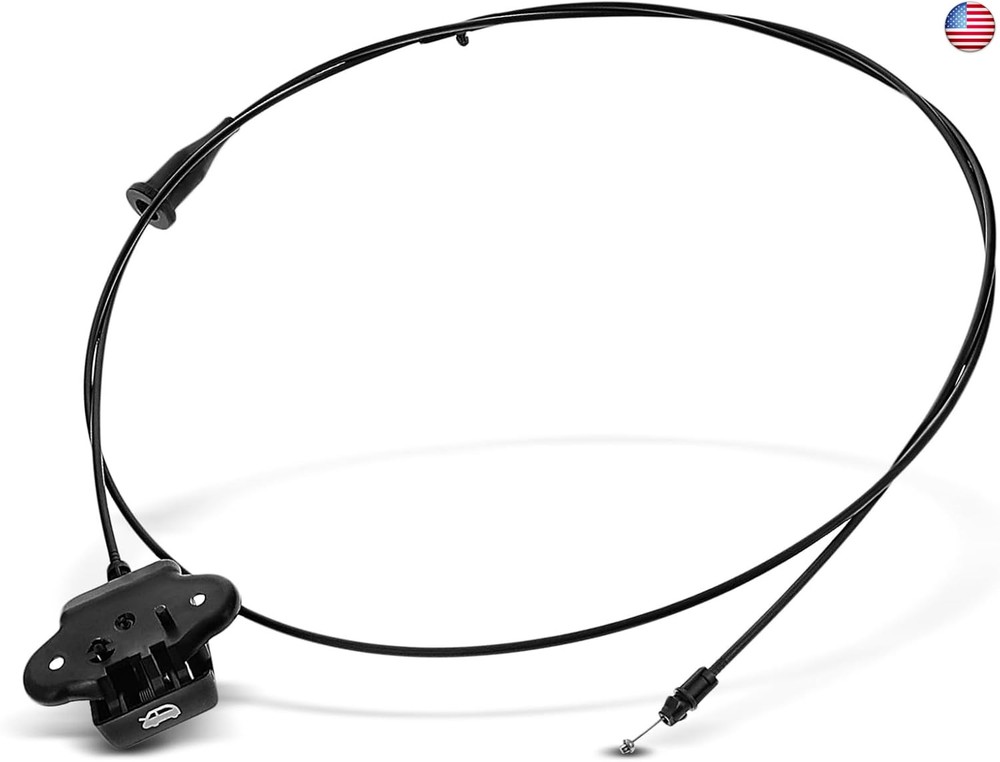 A-Premium Front Hood Latch Release Cable with Handle Compatible with Dodge