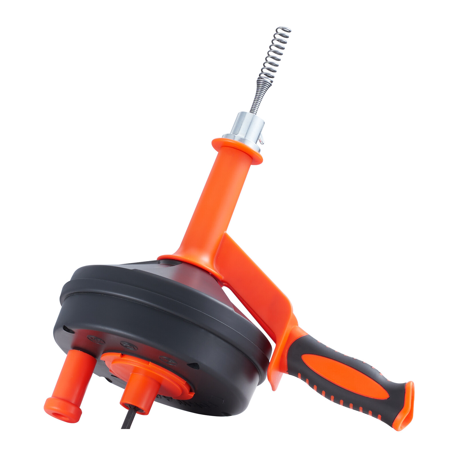 VEVOR Drain Clean 25ft 1/4" Drum Plumbing Drain Snake Clog Remover Manual-feed