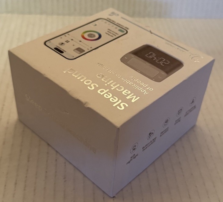 Sleep Sound Machine Clock White Noise App Control