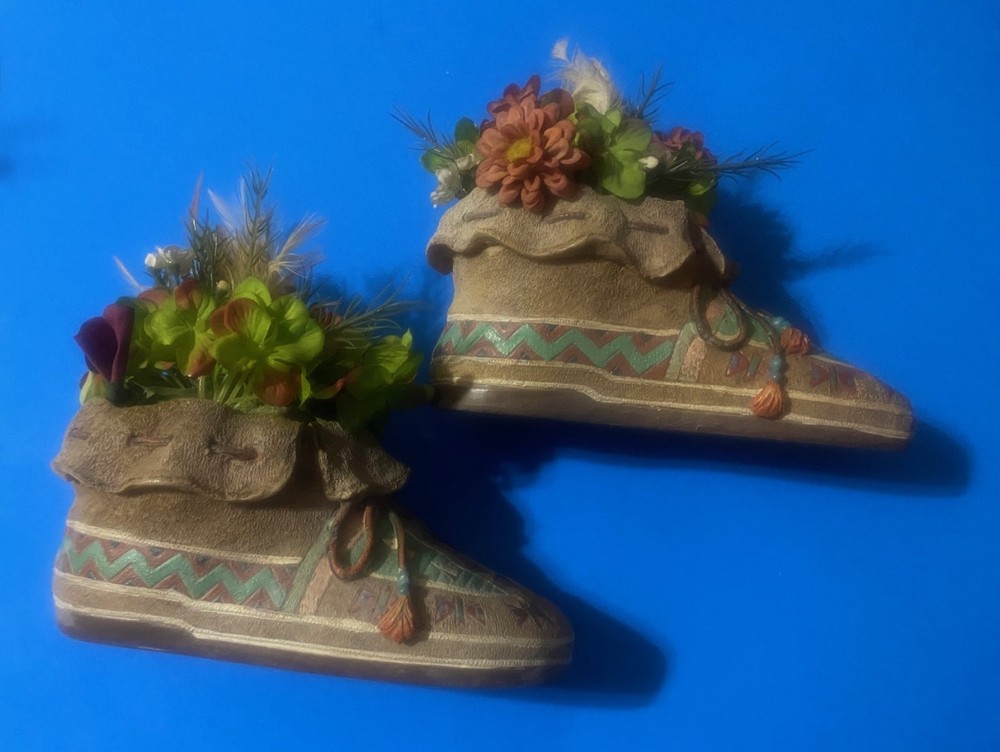Moccasin Planter by Collections Etc.