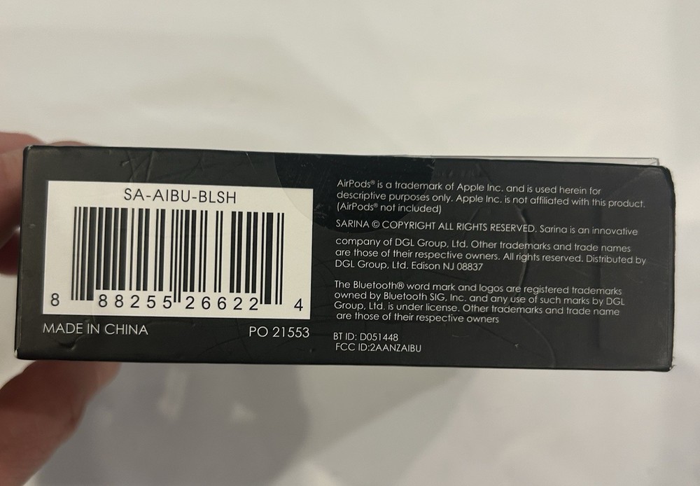 Sarina Track Me Case For AirPod Pros With Bluetooth Tracker
