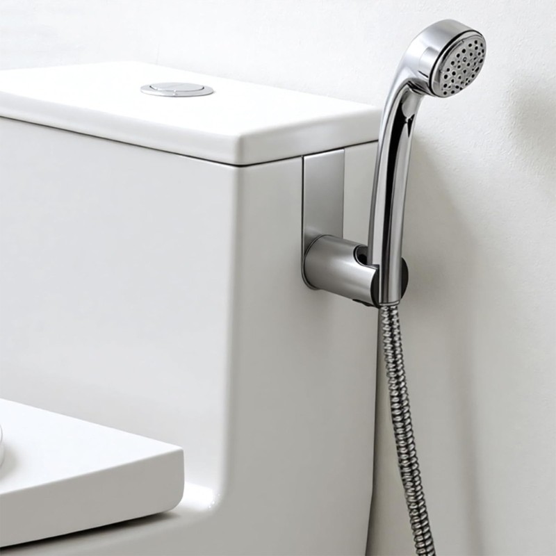 Easy Installation Bathroom Fixture Mount With Various Sprayers Head