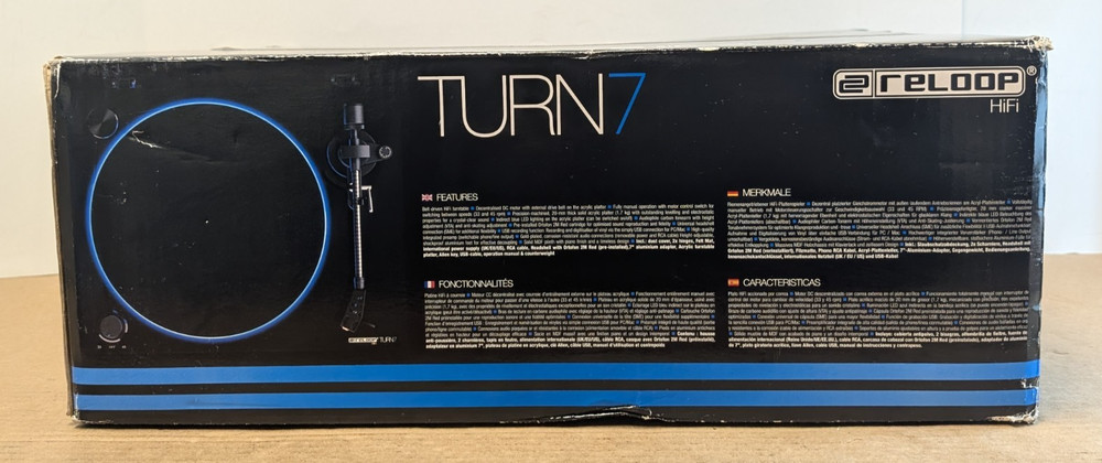 Reloop Turn 7 Premium Belt Drive USB Turntable System