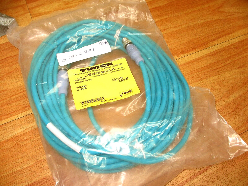 Turck RSSD RSSD 443-15M *NEW* Cable 15M Cordset