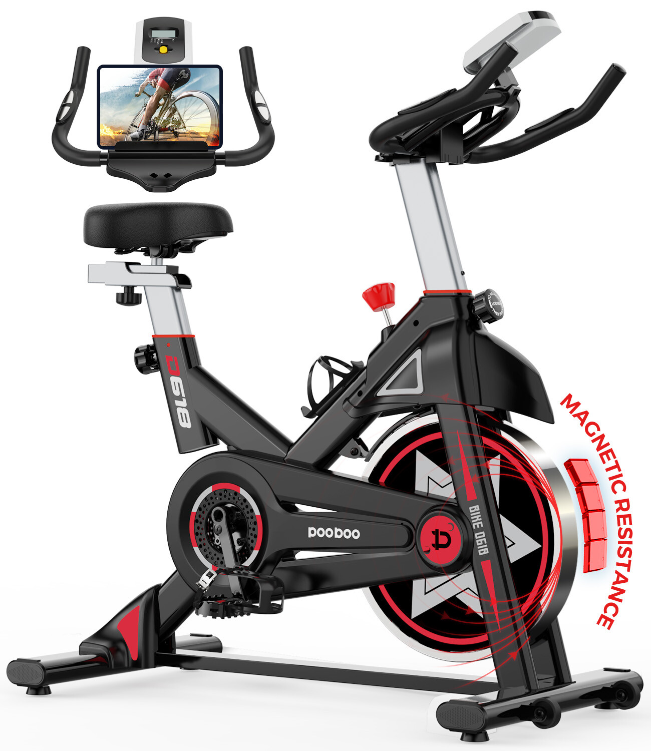 Fitness Bike Exercise Bike Indoor Cycling Stationary Bike Cardio Workout Bike