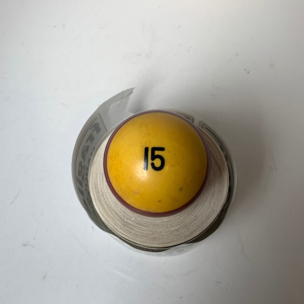 # 15 Dark Red Single Individual Pool Ball Billiard Replacement