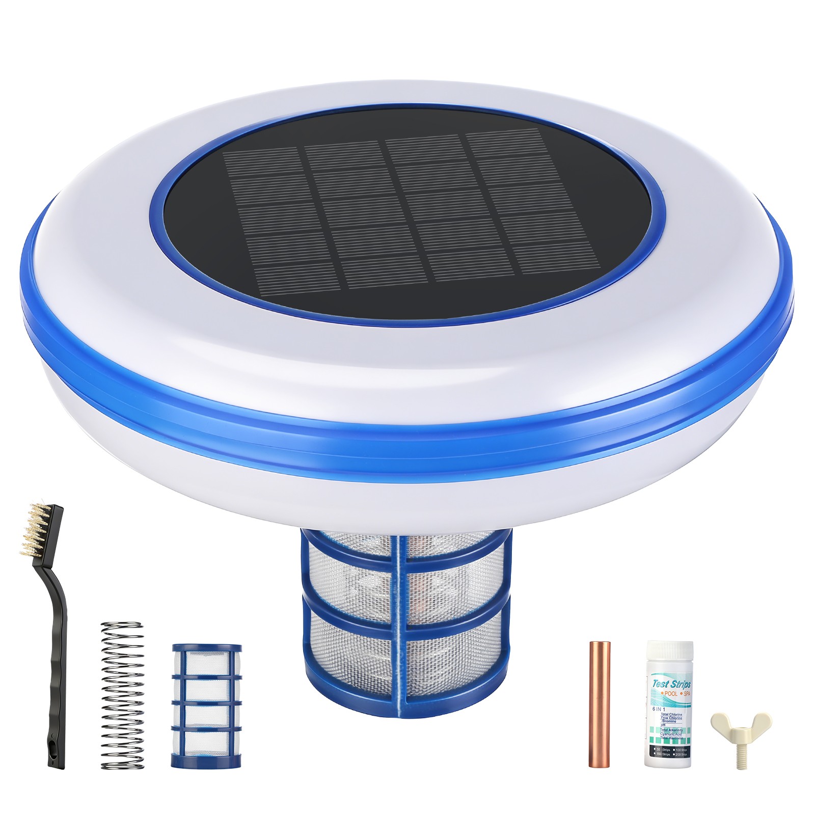 Solar Pool Ionizer Chlorine-Free Water Purifier Up to 45,000 Gal Pool Cleaner