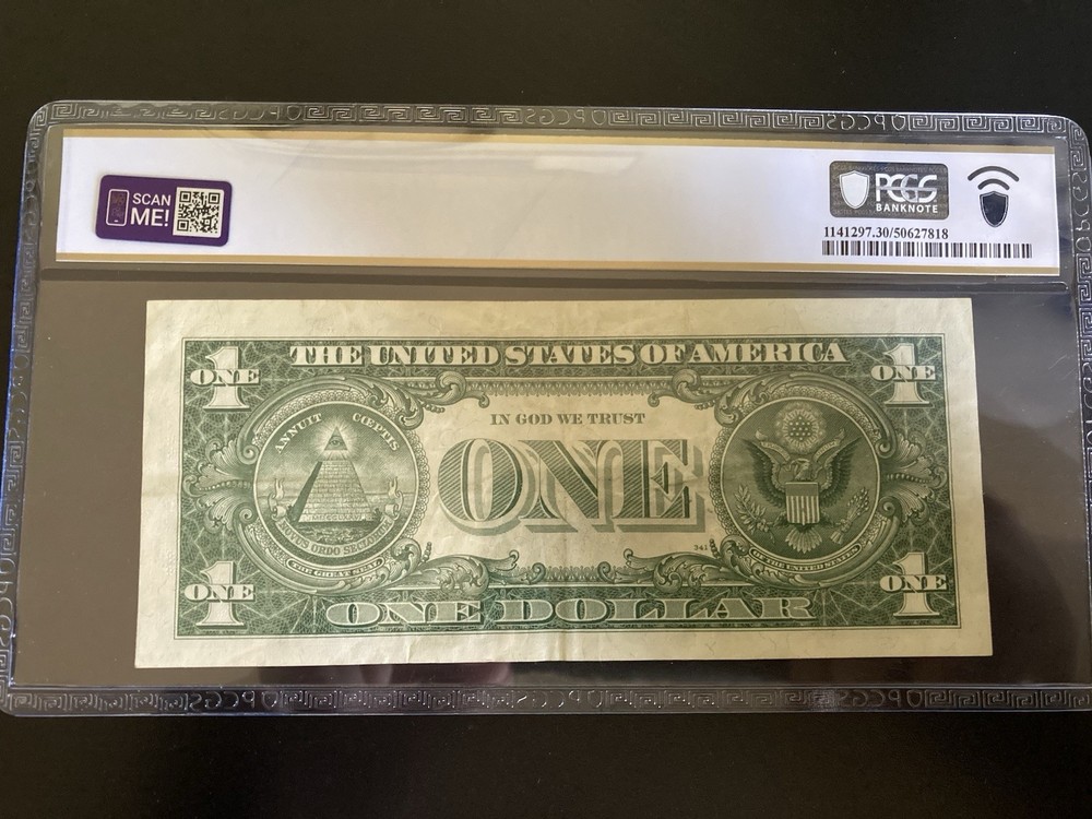 1957A Silver Certificate - Courtesy Autograph- Graded