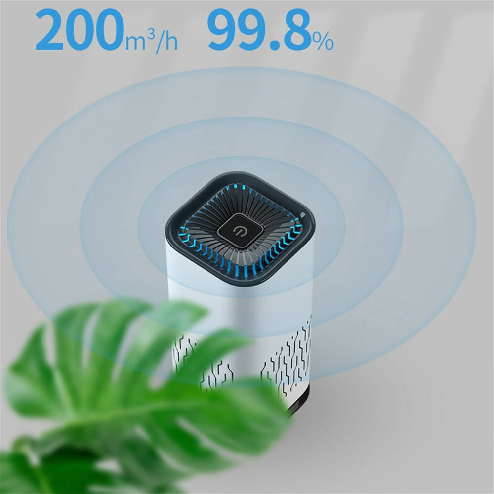 Air Purifier Freshener Cleaner Odor Pet Dander Eliminator for small room UV USA