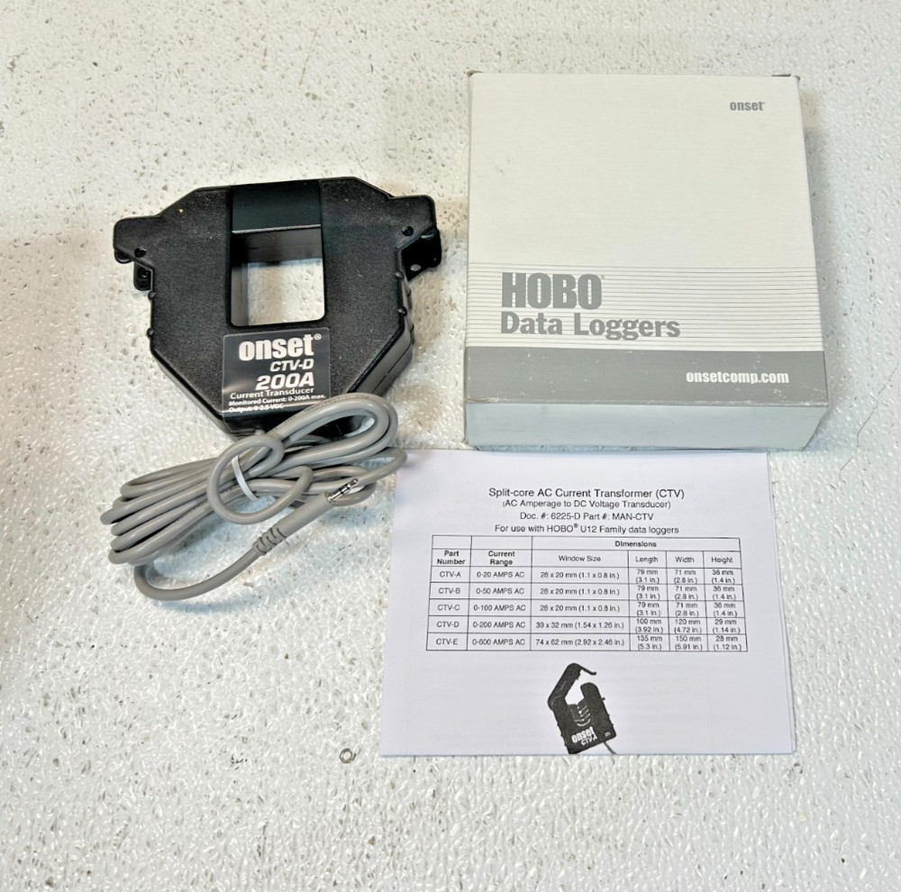 onset CTV-D 200A Current Transducer