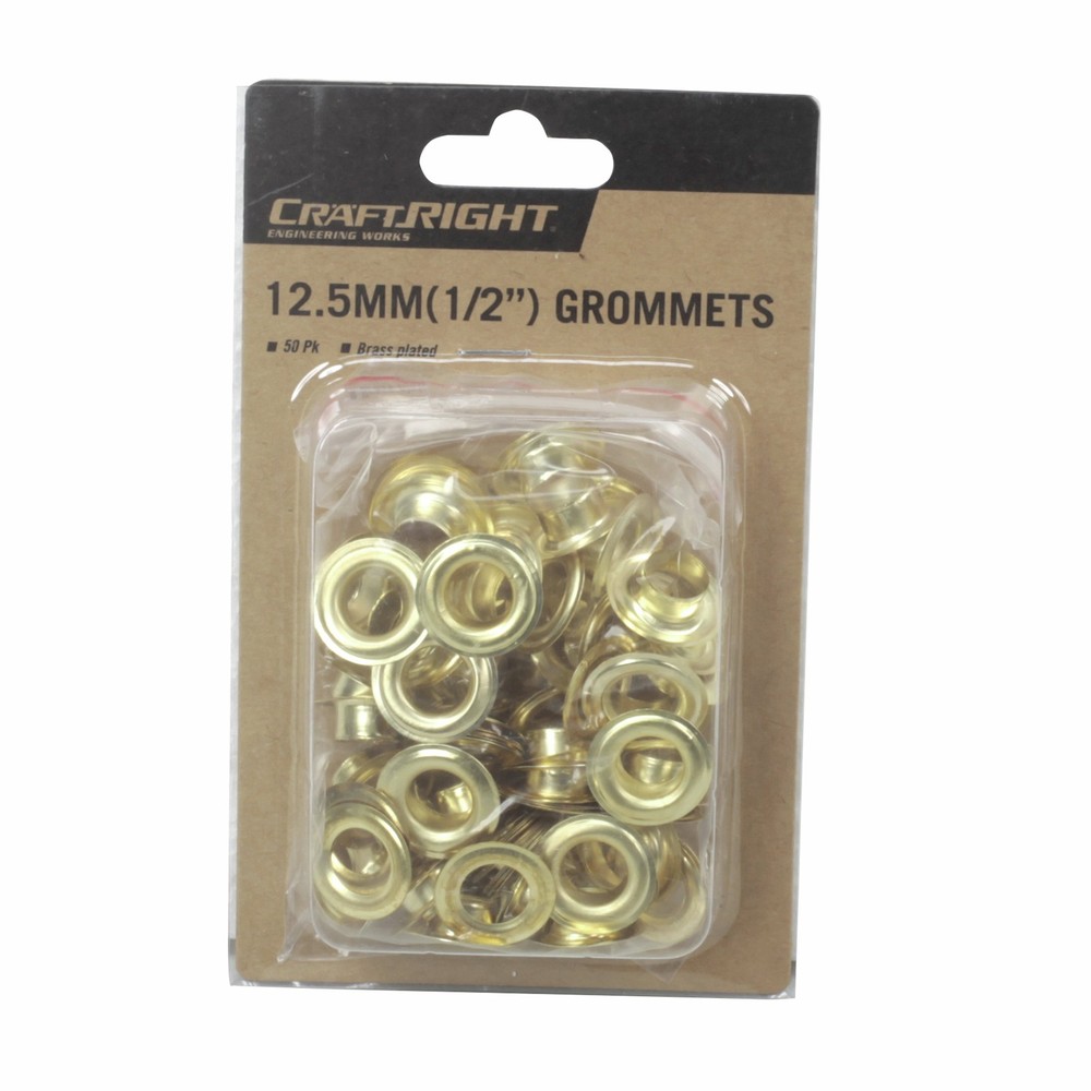 Craftright 12.5mm Grommets - 50 Pack
