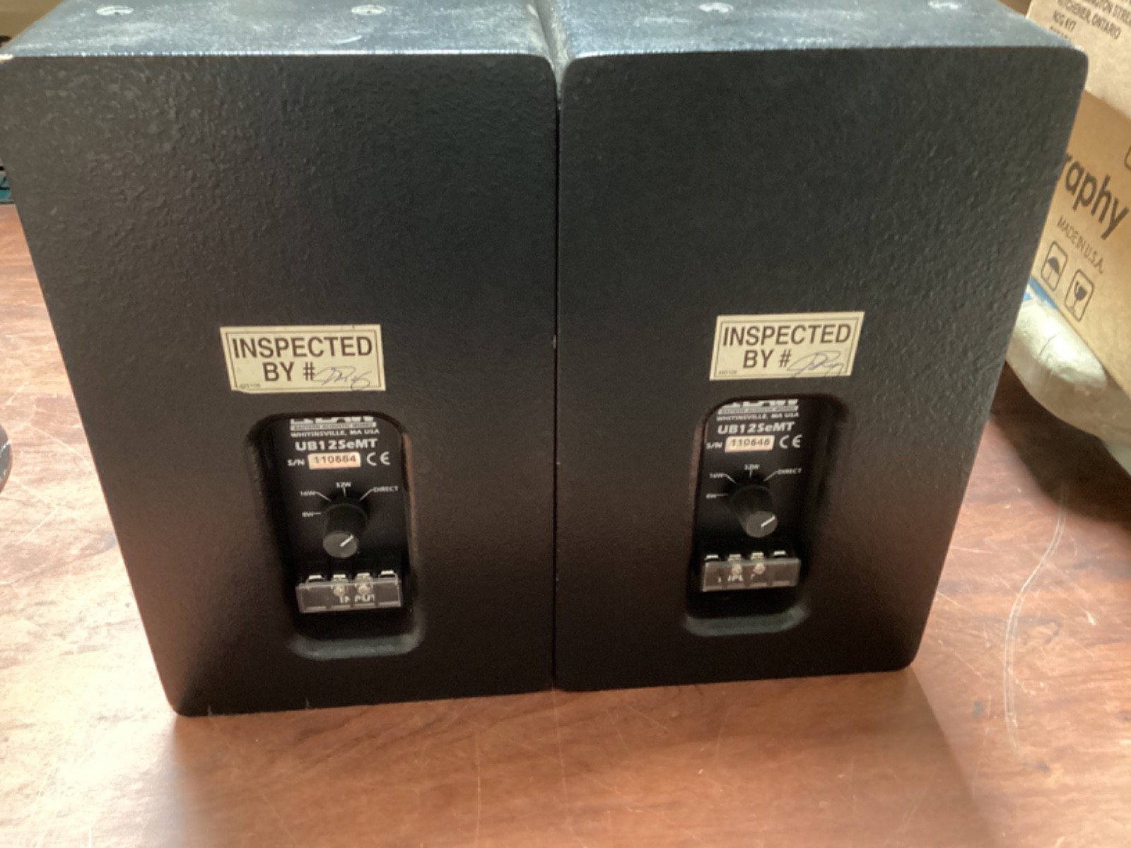 New (SET OF 2) EAW Eastern Acoustic Works UB12SeMT Speaker