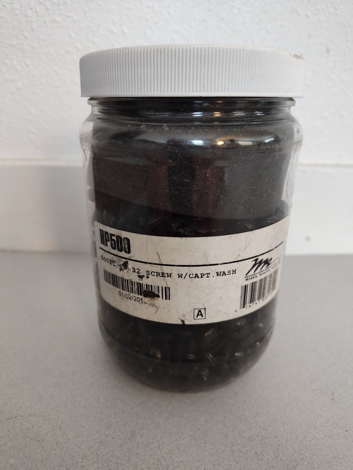 Lot of 500 Middle Atlantic HP #10-32 x 3/4" Rack Screws 4 lb Pack Black Hardware