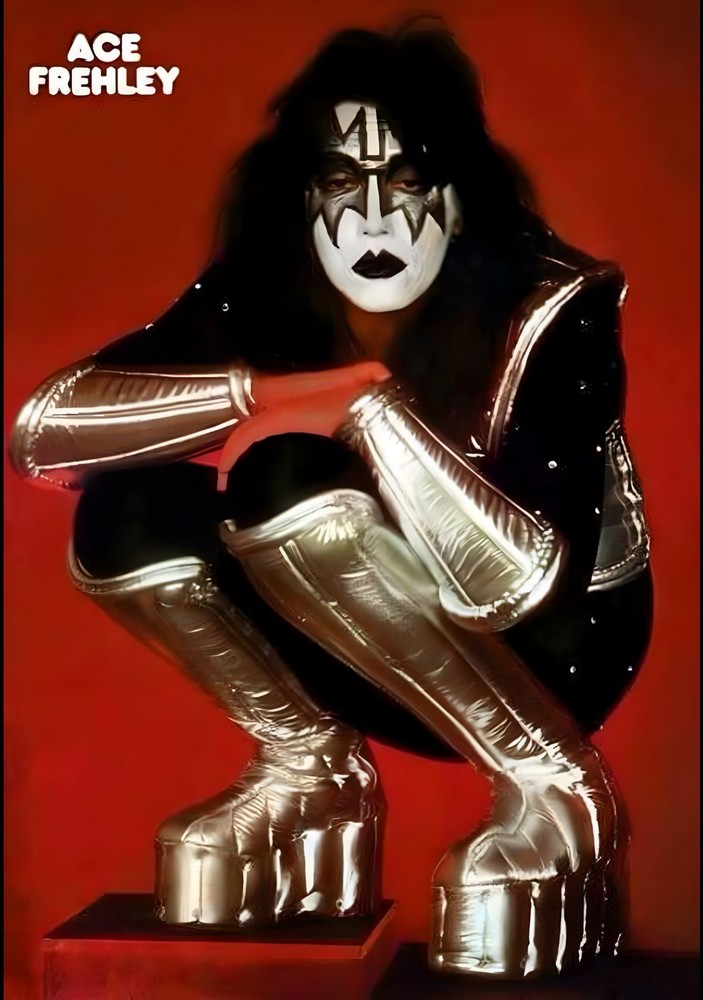 11x15 Kiss Ace Frehley Poster 1977 TV Guide Promo Photography