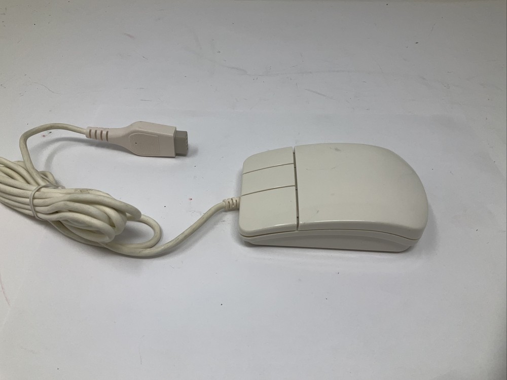 Vintage Computer 3 Button Mouse Made In Taiwan 9208387
