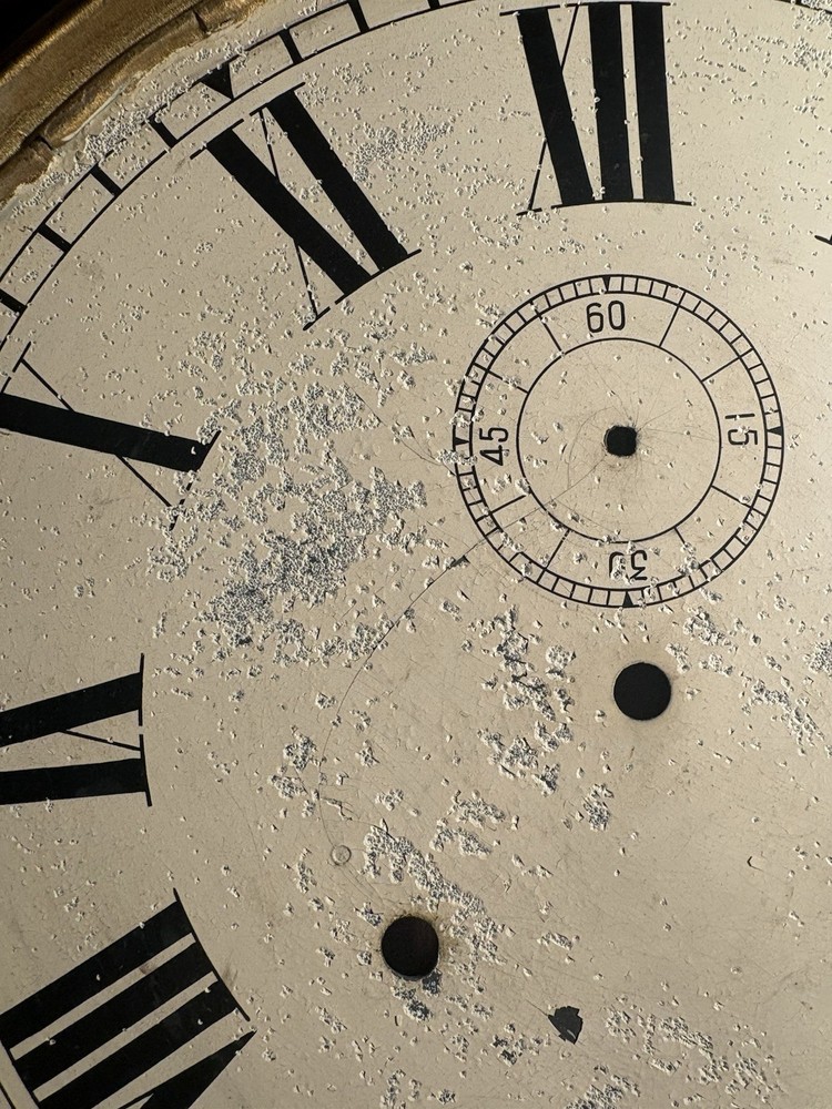 Antique Welch Verdi Clock Dial.